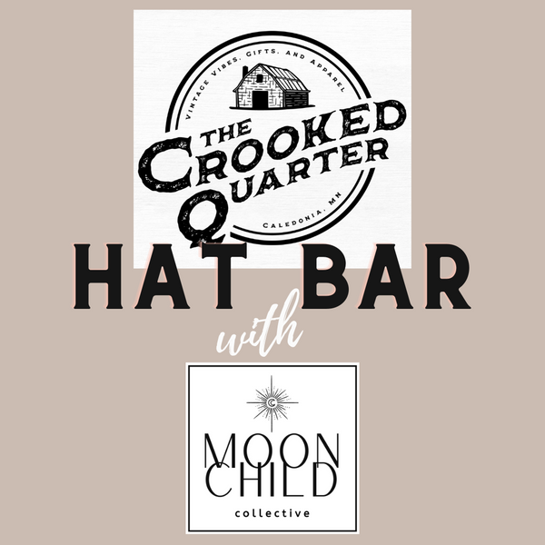 Hat Bar @ The Crooked Quarter HATS BAR - 103 Moon Child Collective   