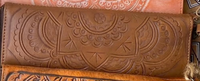 Hand-tooled Leather Wallet BAGS & WALLETS - 102 Leaders in Leather brown mandala 