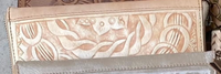 Hand-tooled Leather Wallet BAGS & WALLETS - 102 Leaders in Leather bone circles 