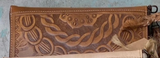 Hand-tooled Leather Wallet BAGS & WALLETS - 102 Leaders in Leather brown circles 