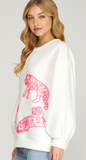 Pink Tiger Sweatshirt SWEATERS - 131 She + Sky   