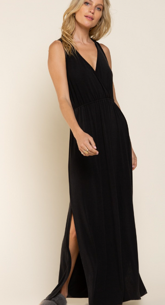 	The Maison Dress is a maxi dress with a loose and flowy fit made for layering. 
