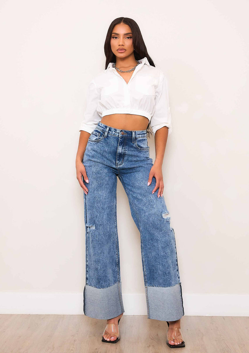 Cuffed Up Jeans – Moon Child Collective