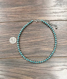 738467, 16+" Handmade Rondelle Navajo Bead Necklace