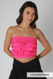 NS8401 - Layered Ruffle Tube Top