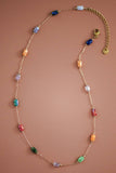 18K Gold Plated Waterproof Stainless Steel Chain Necklace - 7248