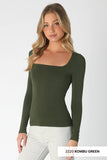 Square Neck LS Top