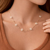18K Gold Plated Waterproof Stainless Steel Chain Necklace - 7201 7202 7203