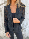 Floral Lace Blazer