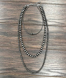 735531, 30" Handmade Navajo Bead Necklace
