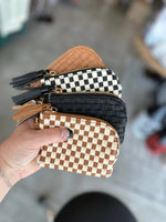 Bailey Checkered Keychain Wallet