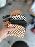 Bailey Checkered Keychain Wallet