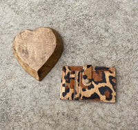 Leopard Cowhide credit card wallet