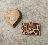 Leopard Cowhide credit card wallet
