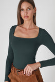 Square Neck LS Top