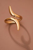 18K Gold Plated Waterproof Stainless Steel Ring - 7875