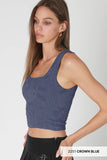 NS8396 - Double Lace Square Crop Top