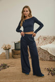 Off The Shoulder Cropped Knit Top
