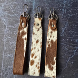 Cowhide Long Keychain - Genuine Cowhide