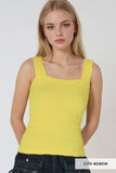 NS8416- Lace Textured Square Top