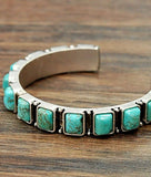 Big Western Turquoise Cuff Bracelet