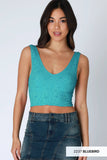 NS8309 -  Lace V Neck Tank Top