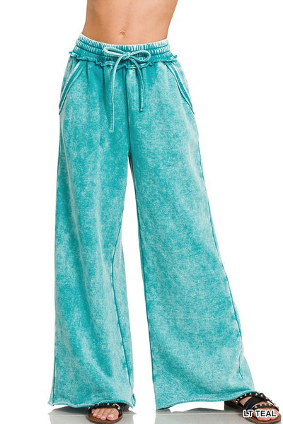 Essential Sunday Wide Leg Sweat Pant