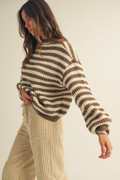 Classic Striped Crewneck Sweater