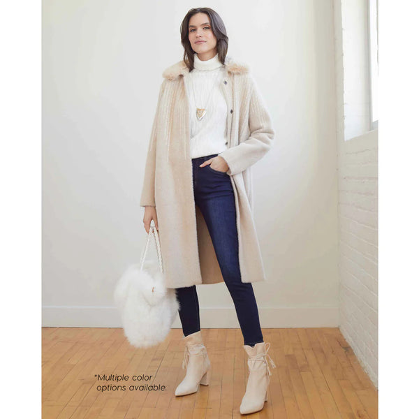 PRISCILLA FAUX FUR TOTE