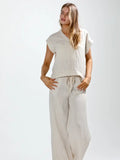 Fine Line Linen Pant