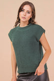 Oversized Soft Knit Sweater Vest Top