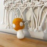 Felt Mushroom Car Vent Clip Diffuser