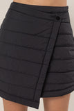 Puffer Mini Asymmetrical Skirt