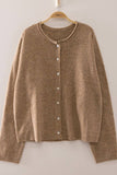 Soft Touch Button Cardigan