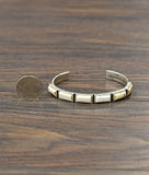 White Turquoise Cuff Bracelet