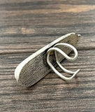 750163, Very-Big White Turquoise, Brass Adjustable Ring