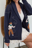 Howdy Cowboy Knit Cardigan