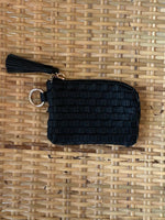 Bailey Checkered Keychain Wallet