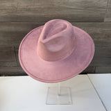 Classic Wide Brim Suede Premium Hat