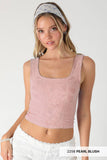 NS8396 - Double Lace Square Crop Top