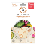 Reusable Beeswax Food Wraps 3 Pack