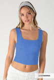 NS8396 - Double Lace Square Crop Top
