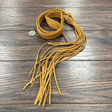 734601, Handmade Suede Y-Necklace