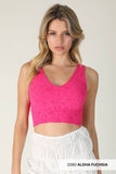 NS8309 -  Lace V Neck Tank Top