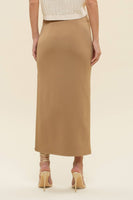 High Waisted Bodycon Midi Casual Skirt