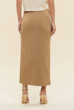 High Waisted Bodycon Midi Casual Skirt