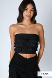 NS8401 - Layered Ruffle Tube Top
