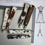 Cowhide Long Keychain - Genuine Cowhide