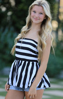 Blow the Man Down Peplum Top