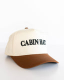 Cabin Hat - Midwest Unisex Trucker Hat Brown, Black, & Cream